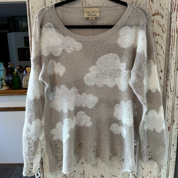 WILDFOX WHITE LABEL CLOUD LENNON SWEATER - Picture 4 of 5